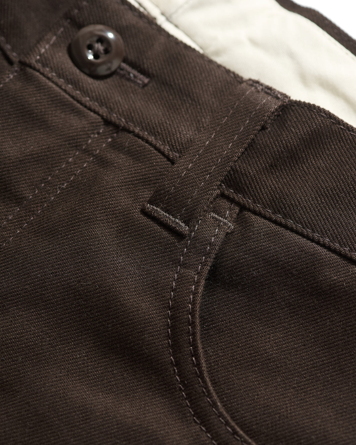 5-pkt trousers in Dark brown