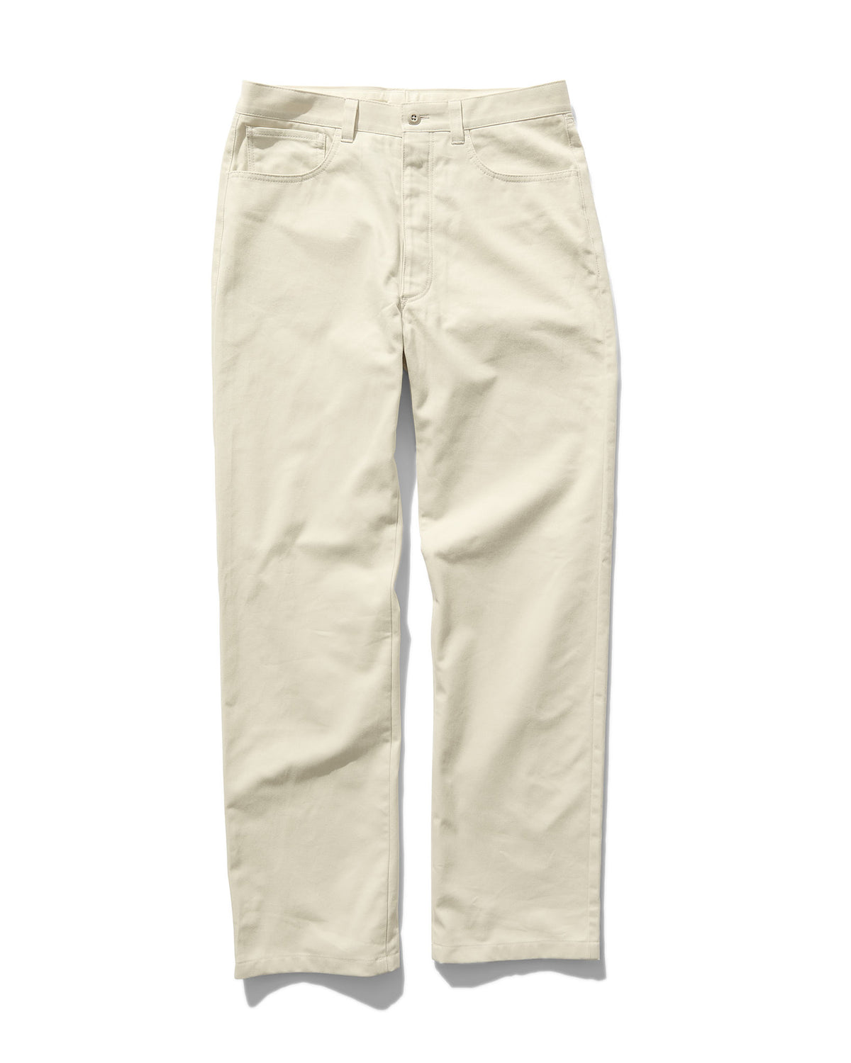 5-pkt trousers in Ecru