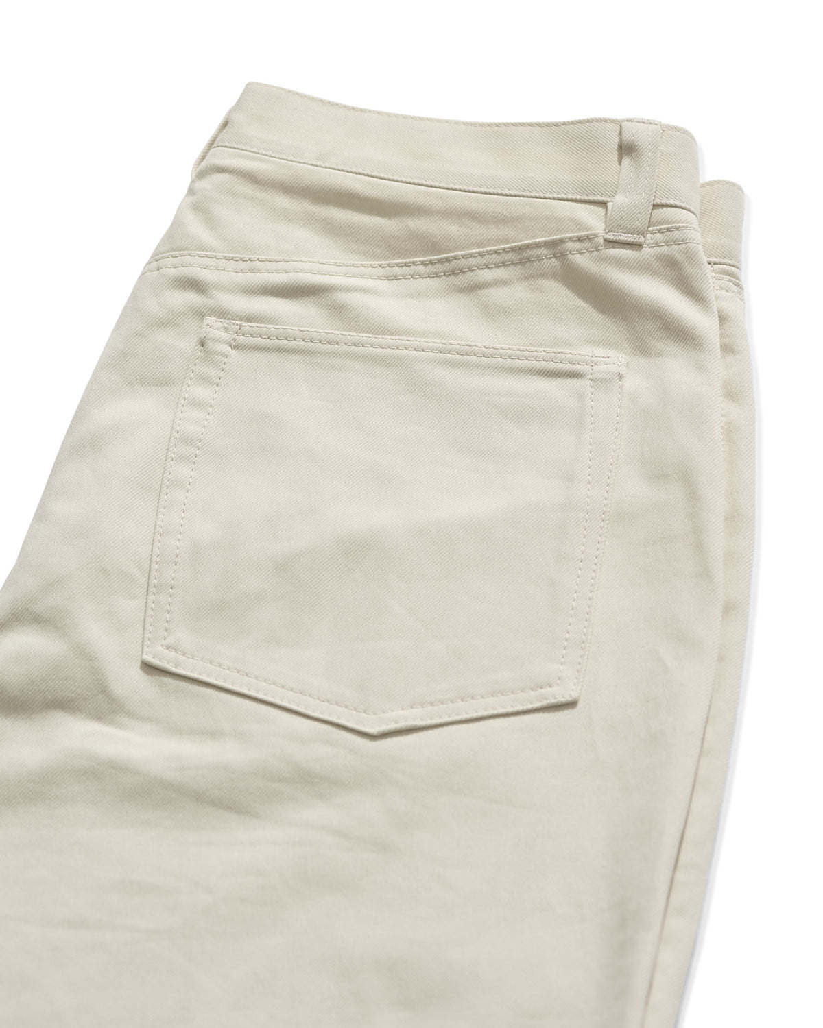 5-pkt trousers in Ecru