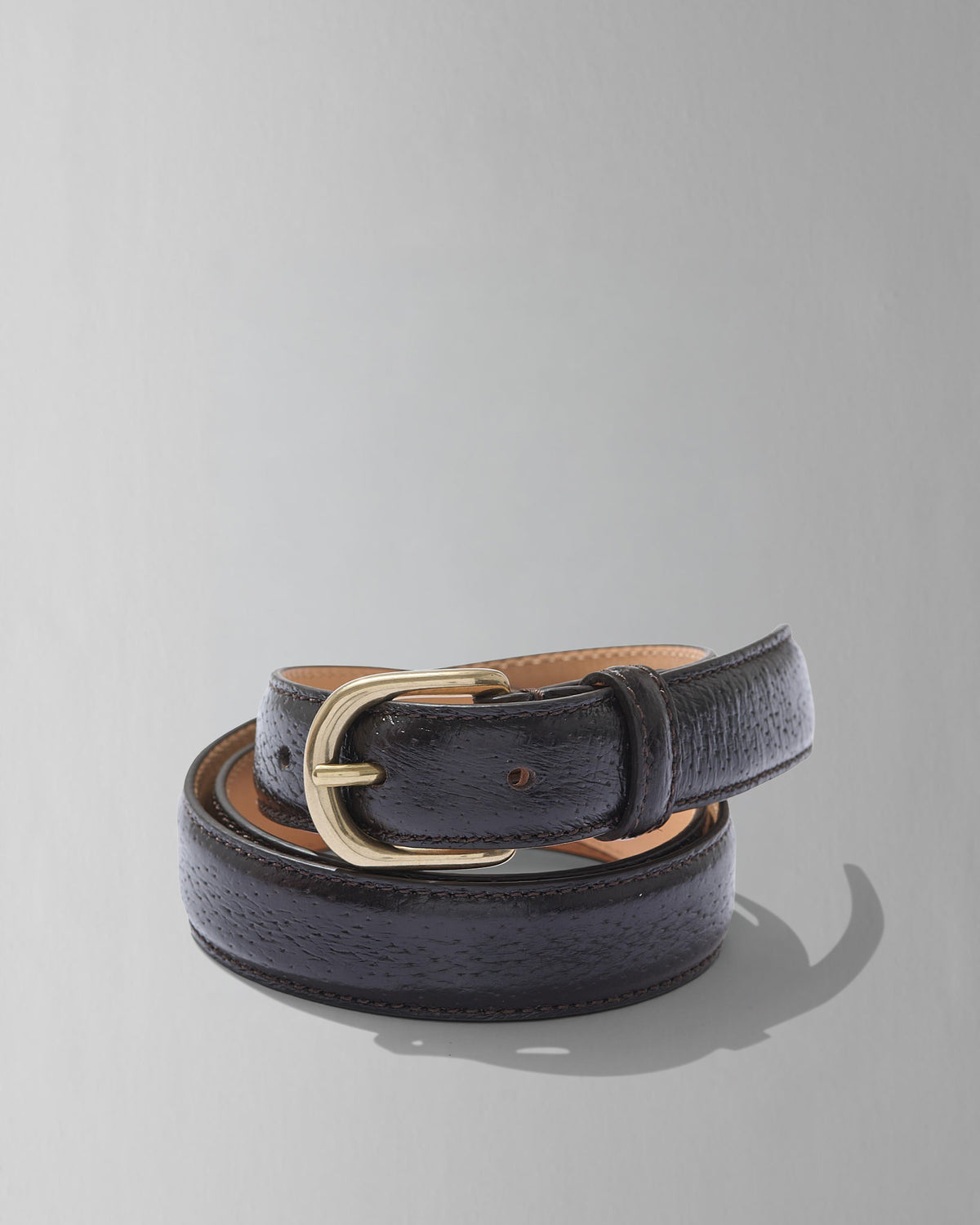 Classic Belt in Brown Pigskin