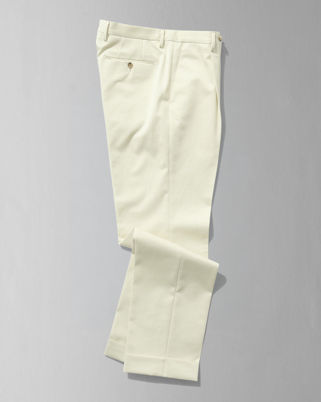 Cotton Slacks in Cream