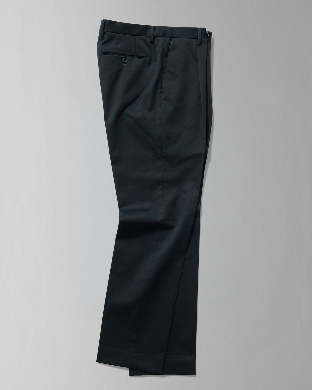 Cotton Slacks in Navy
