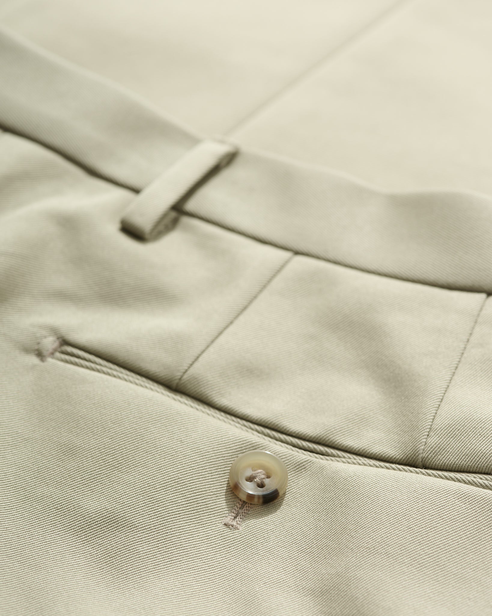 Cotton Slacks in Khaki