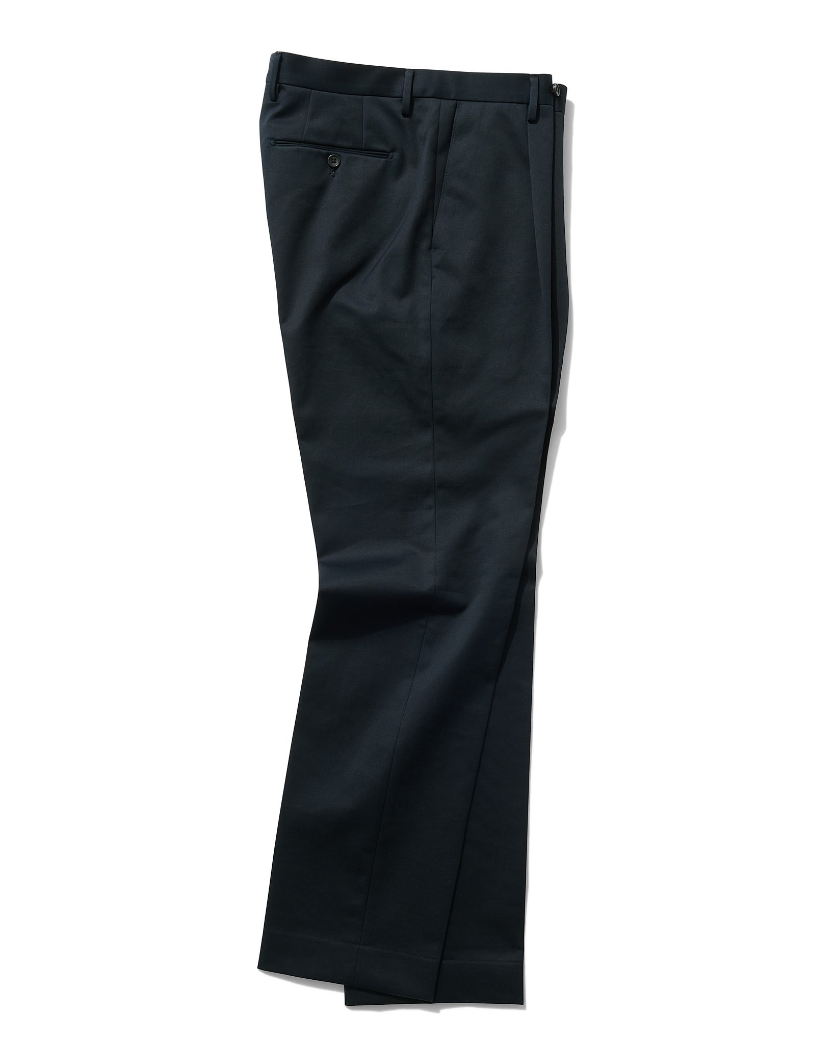Cotton Slacks in Navy