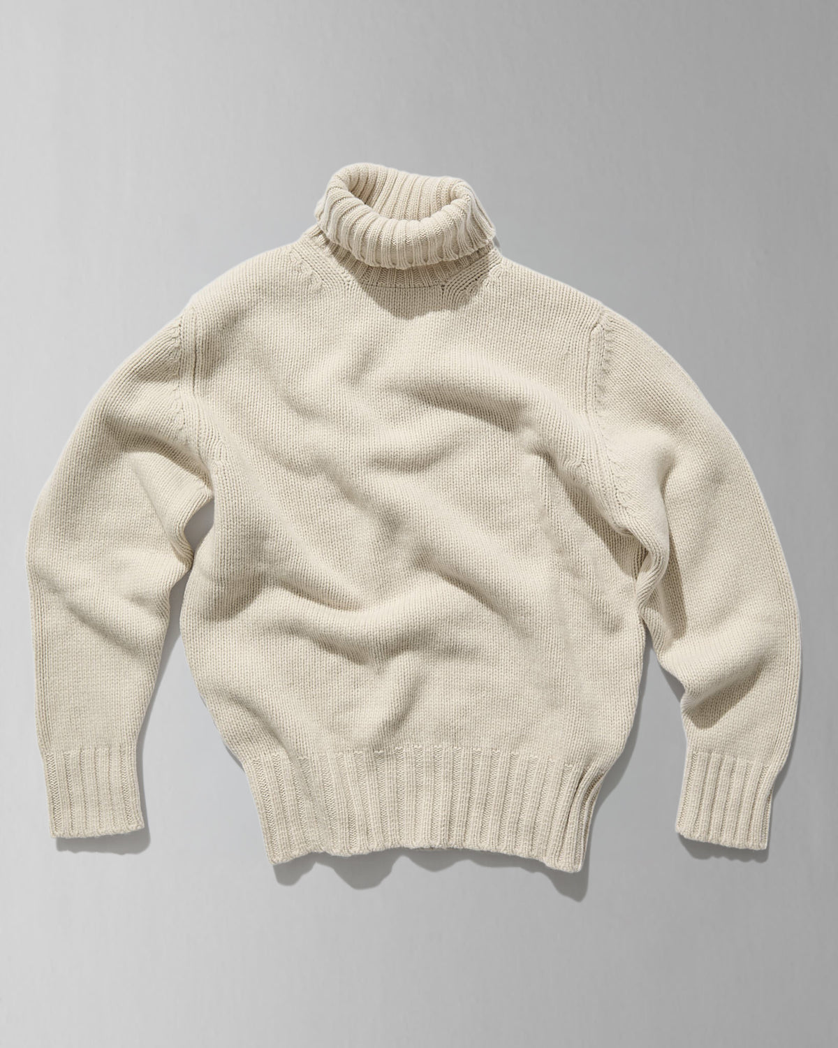 Explorer's Roll Neck in Vellum