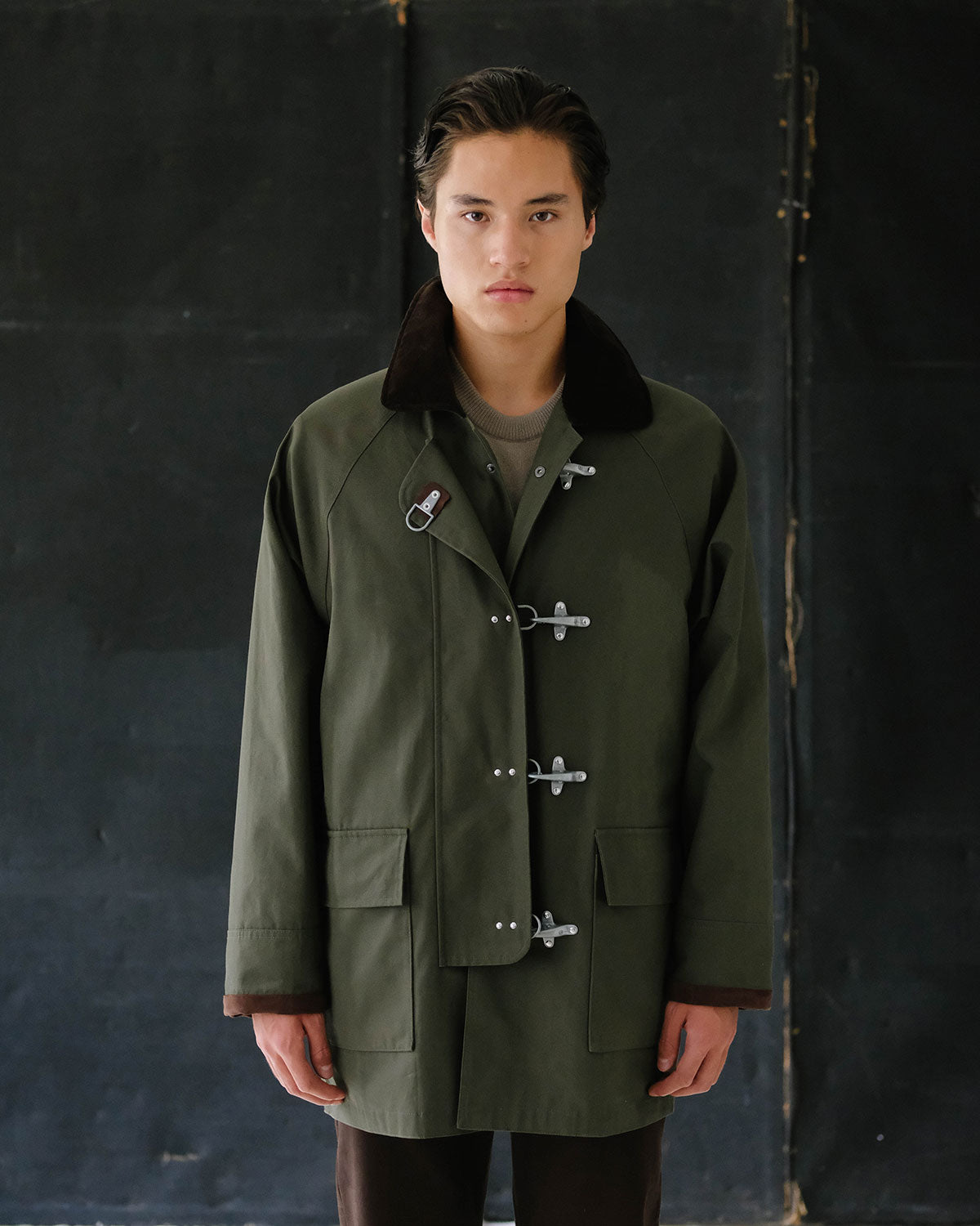 Fireman's Jacket in Olive Drab