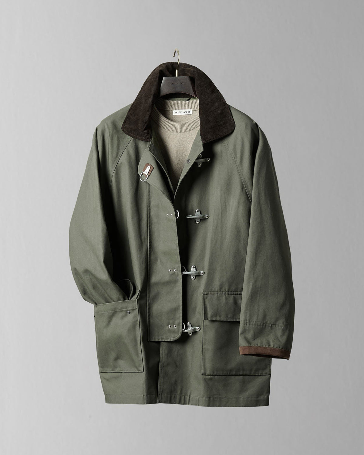 Fireman's Jacket in Olive Drab