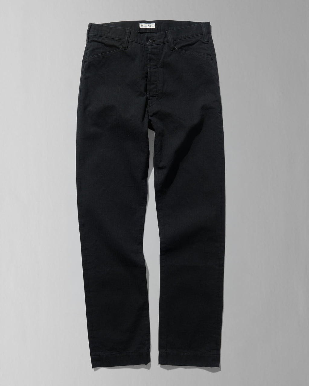 French Pocket Trouser in Black HBT