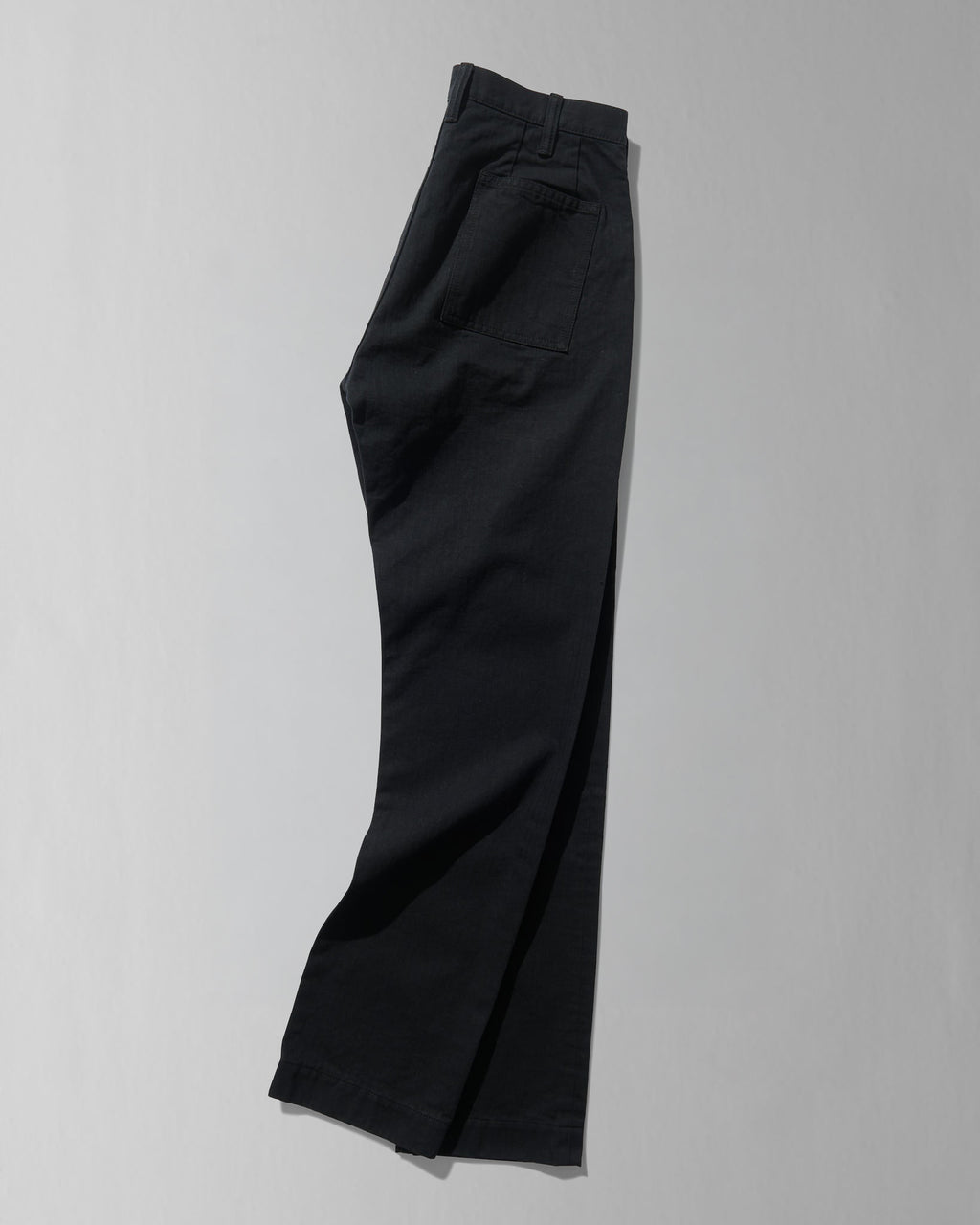 French Pocket Trouser in Black HBT