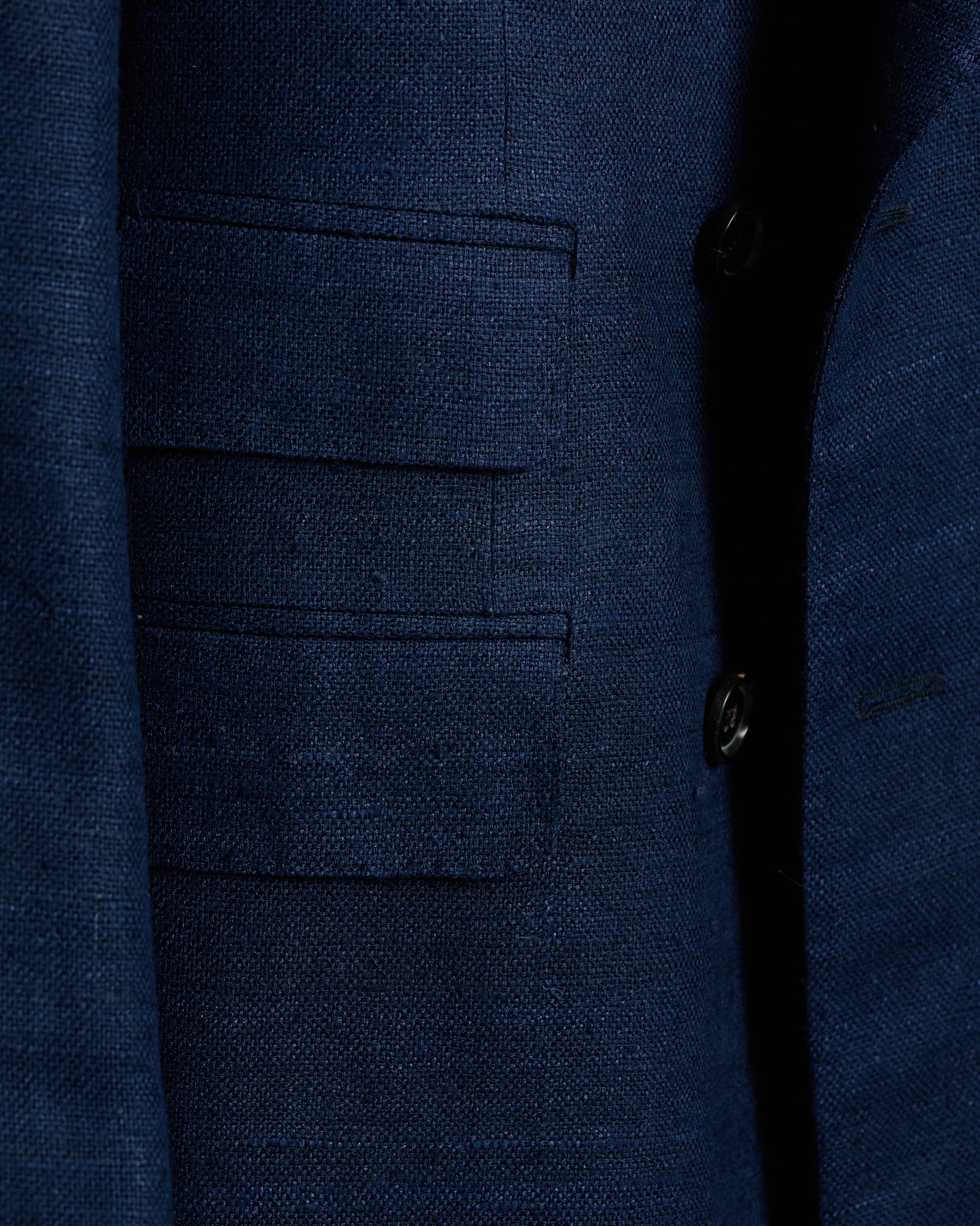 Matka Silk Jacket in French Navy