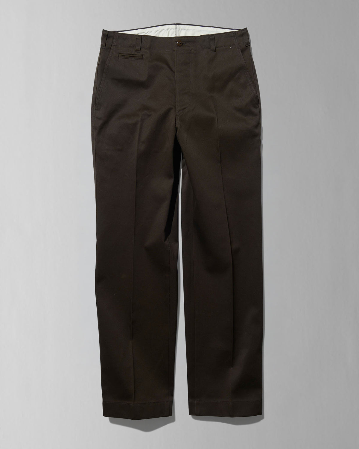Officer's Chino in Dark Brown