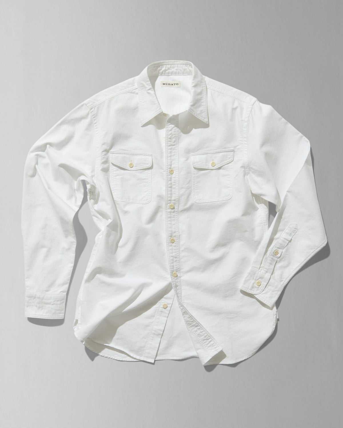 "R" Shirt in Classic White