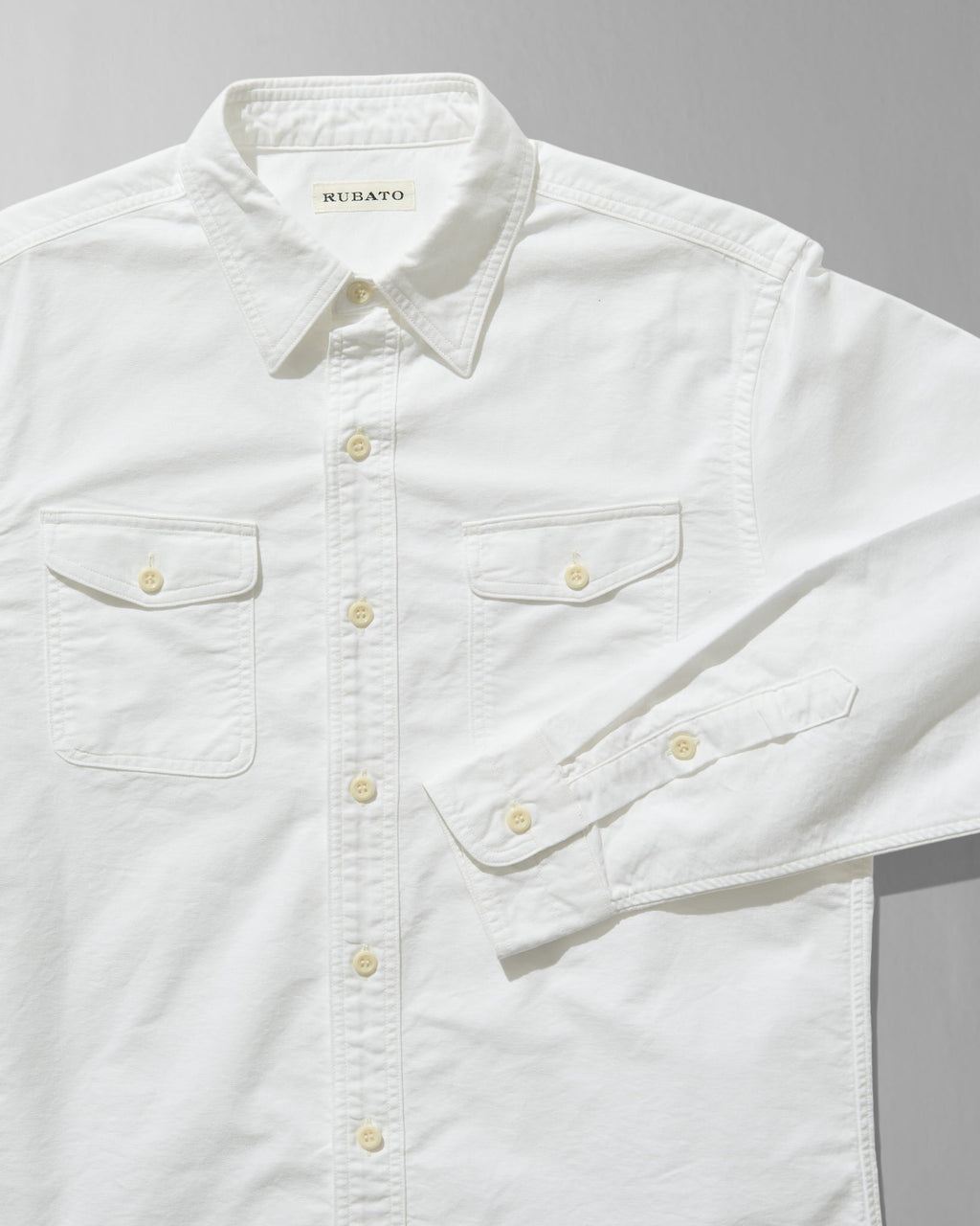 "R" Shirt in Classic White