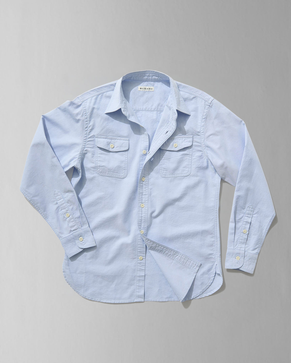 "R" Shirt in New Haven Blue Oxford