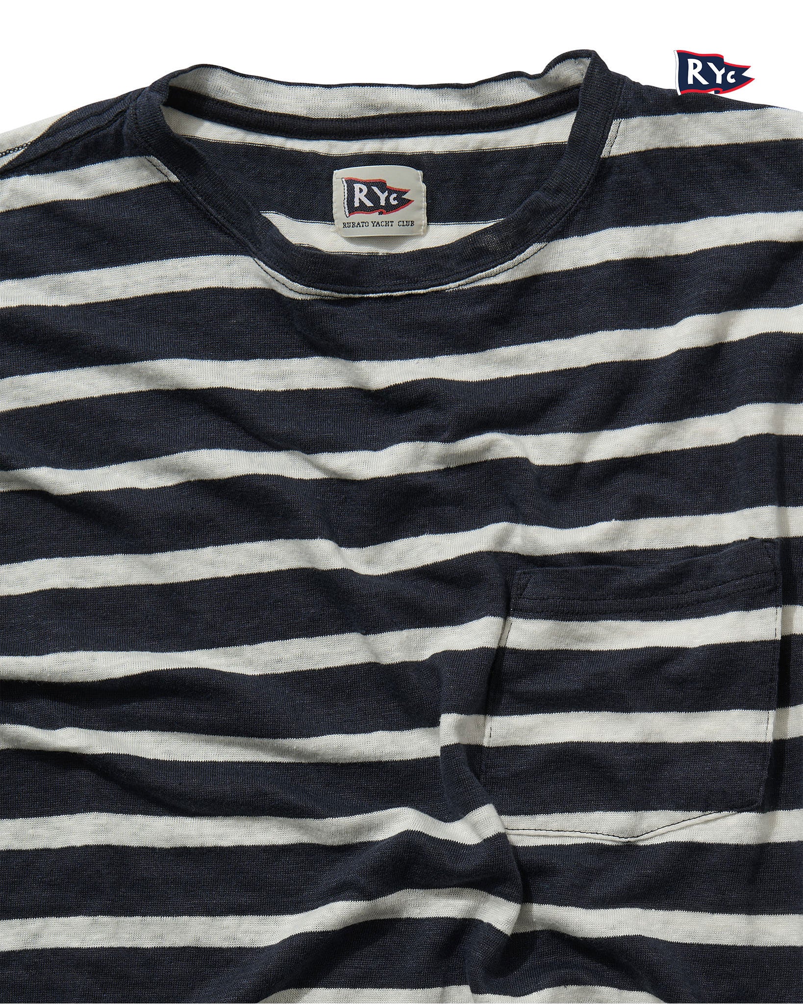 RYC Linen T-Shirt in Regatta