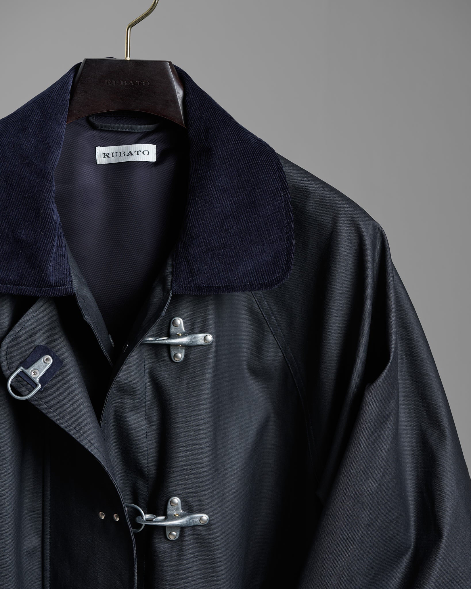 ジャケット・アウター old euro fireman work jacket navy 52 Fireman's Jacket in Navy – Rubato