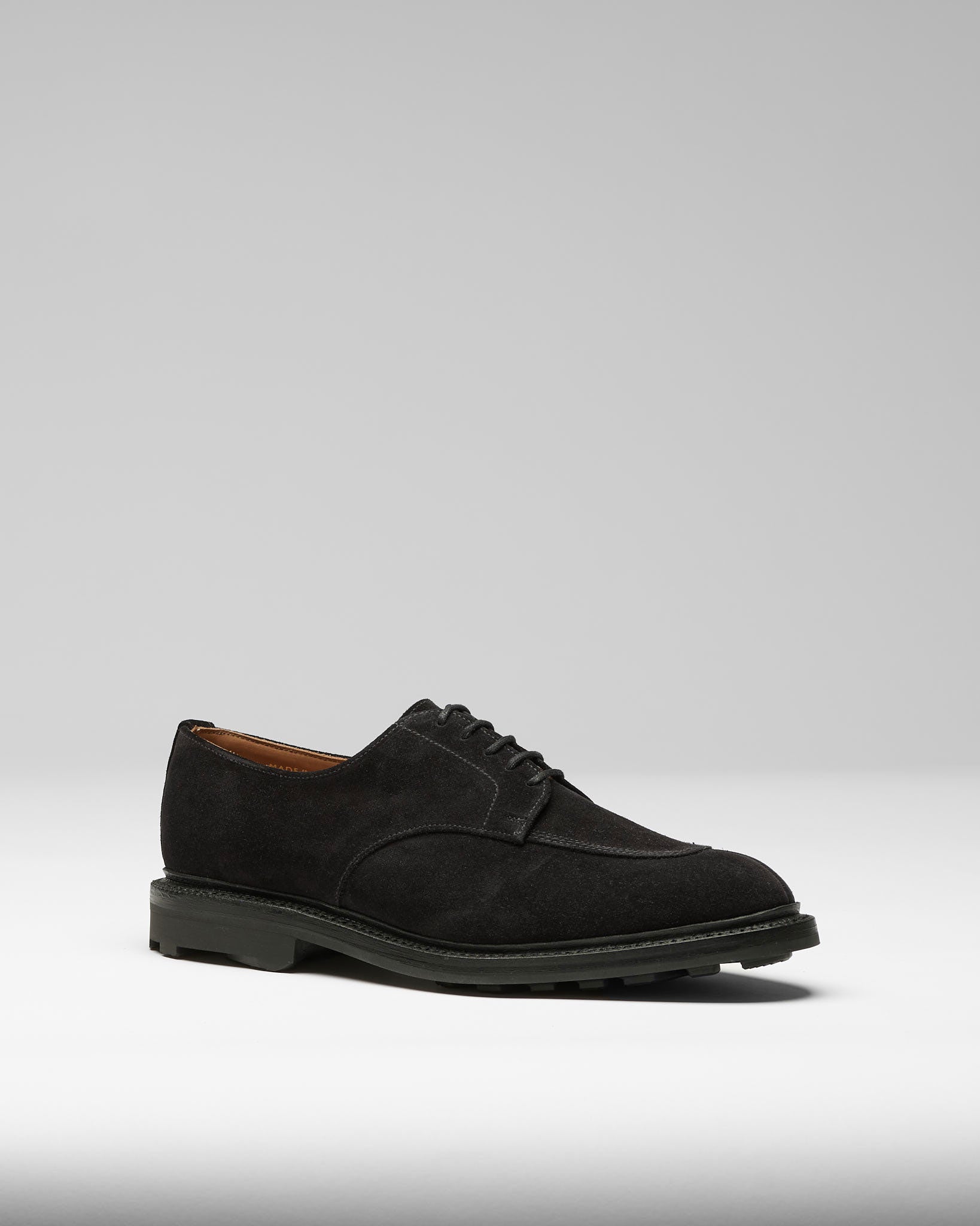 Navvy Cut in Black Suede