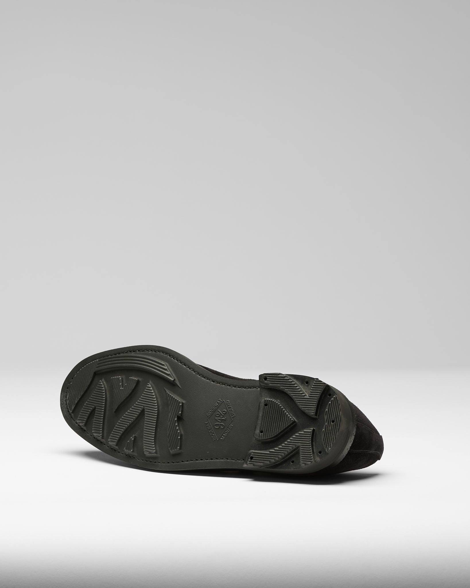 Navvy Cut in Black Suede