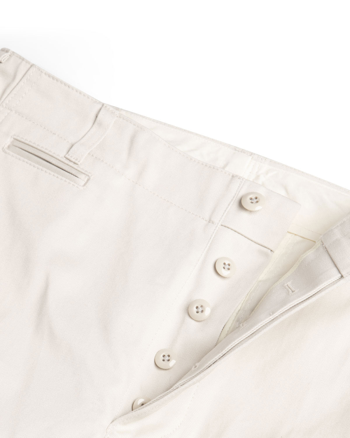 Officer's Chino in Ivory