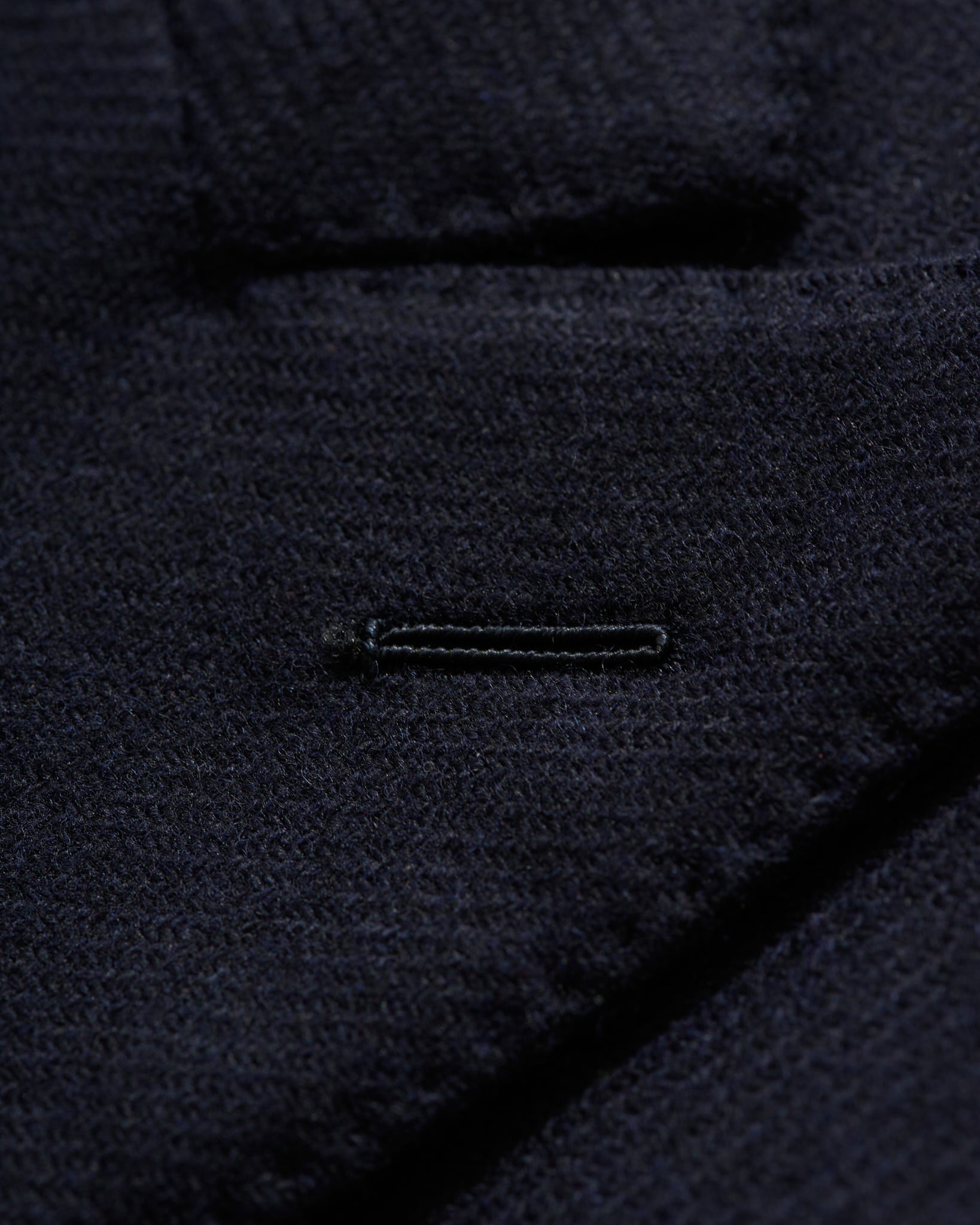 Double Breasted Jacket in Navy Twill