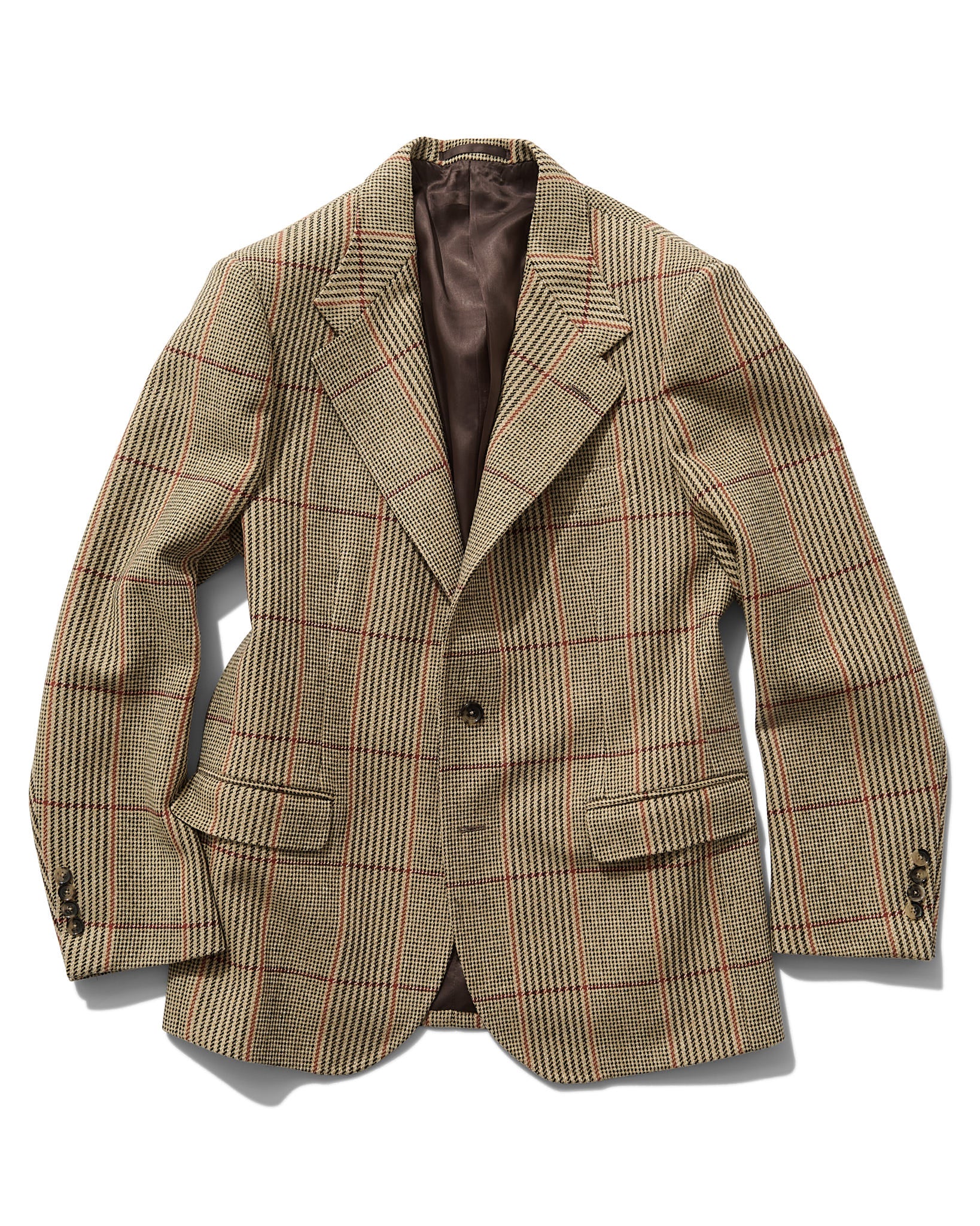 Single Breasted Jacket in Russell Plaid