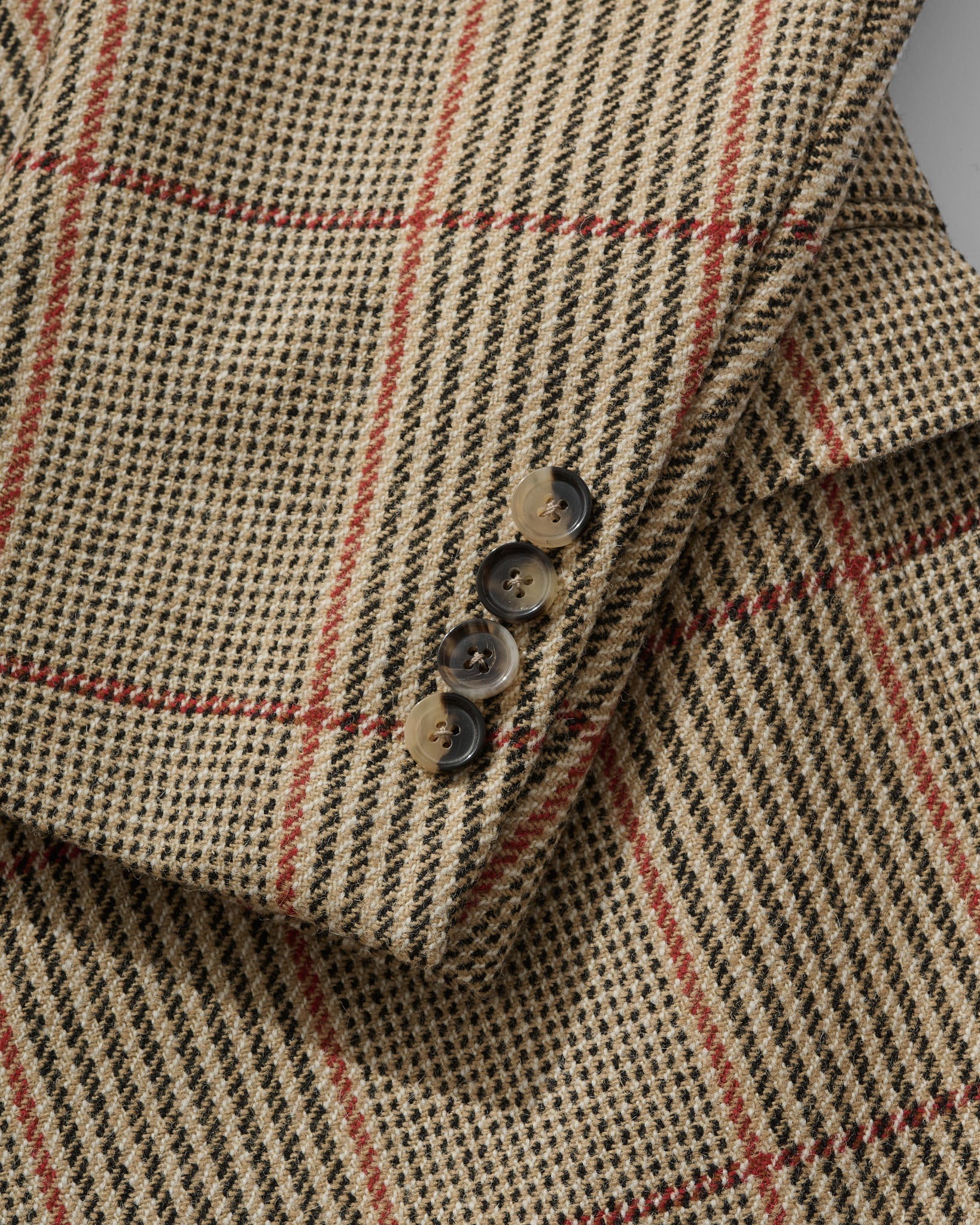 Single Breasted Jacket in Russell Plaid