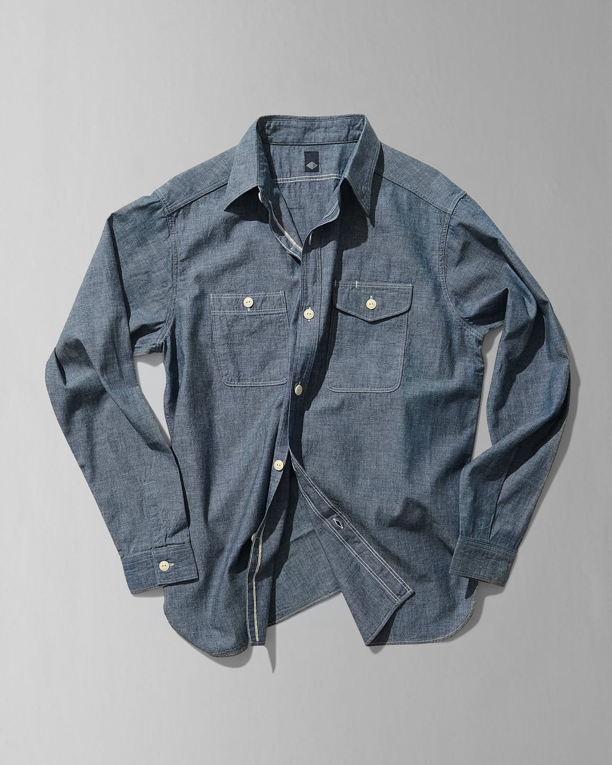 Work Shirt in Light Blue Selvage Chambray