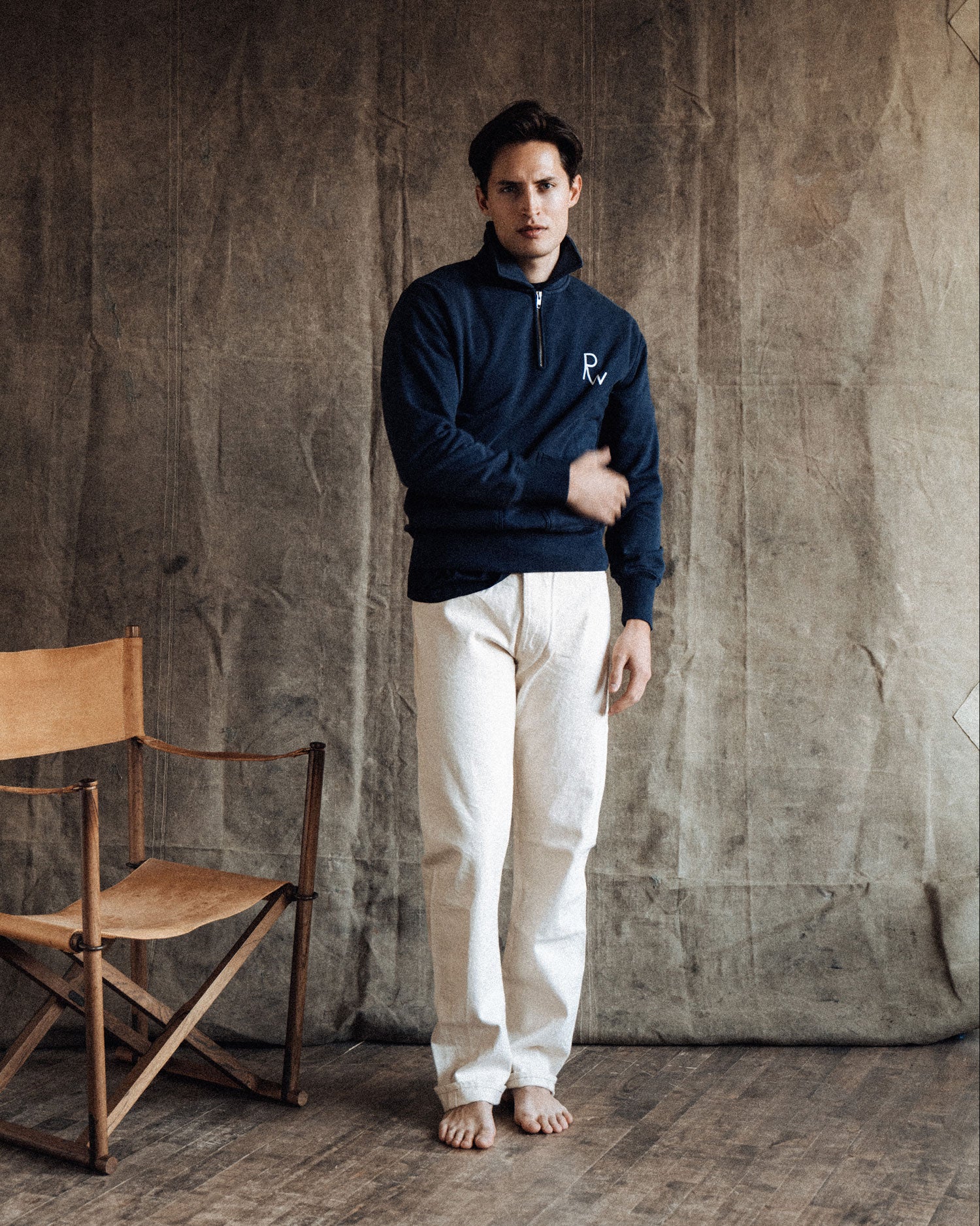 "Rubato Ware" Sweatshirt in Navy