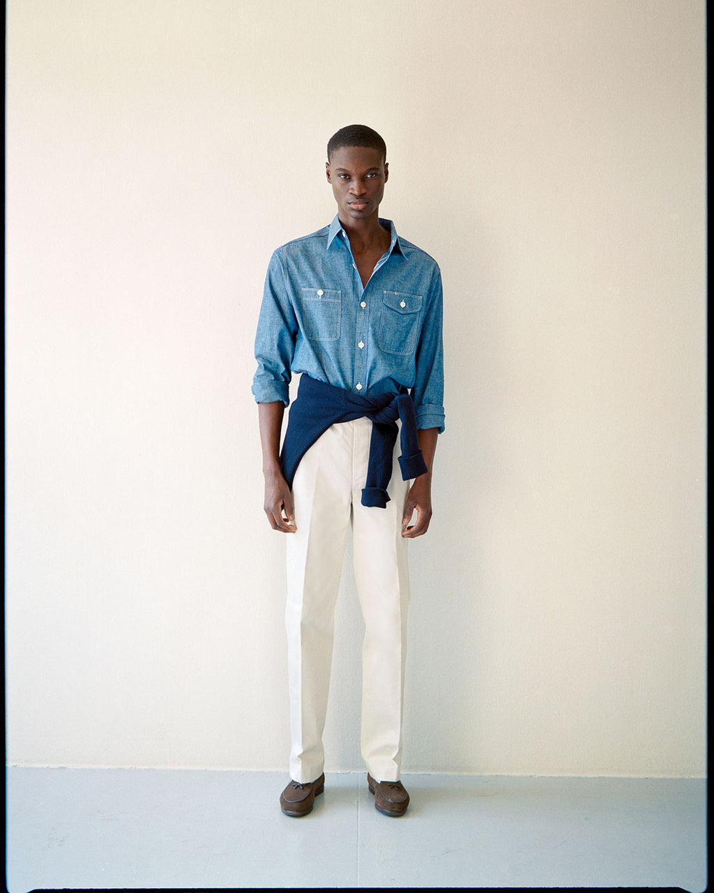Officer's Chino in Ivory