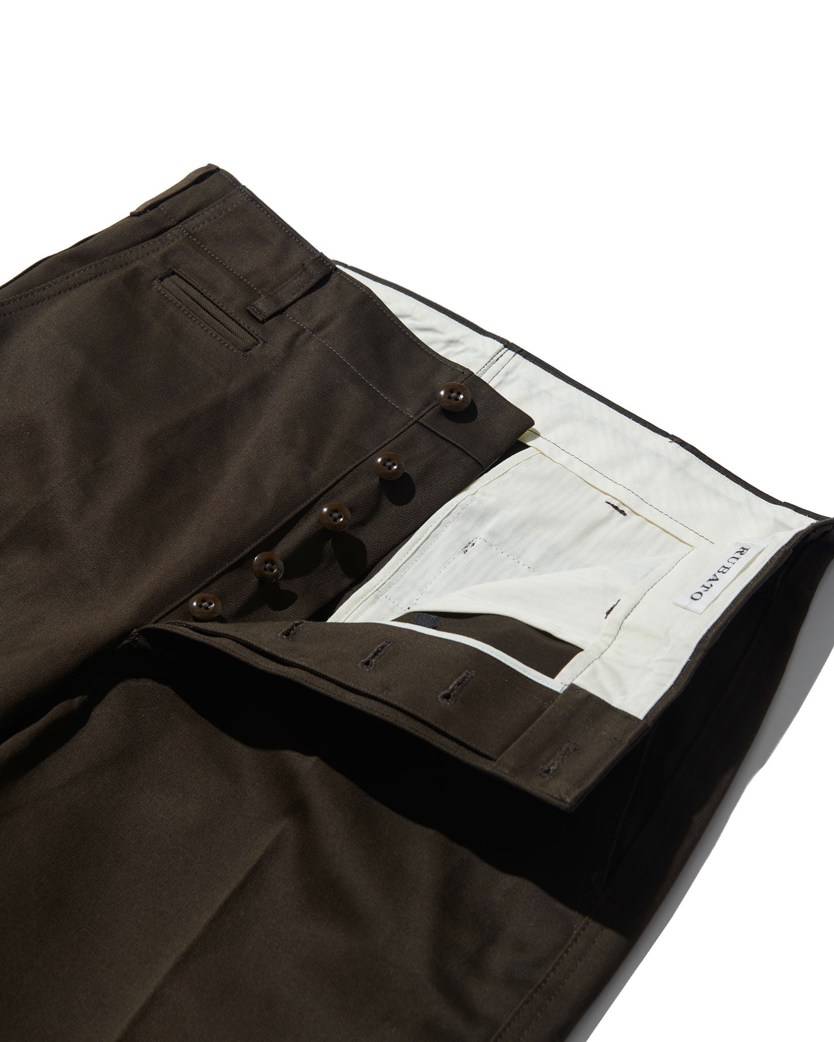 Officer's Chino in Dark Brown