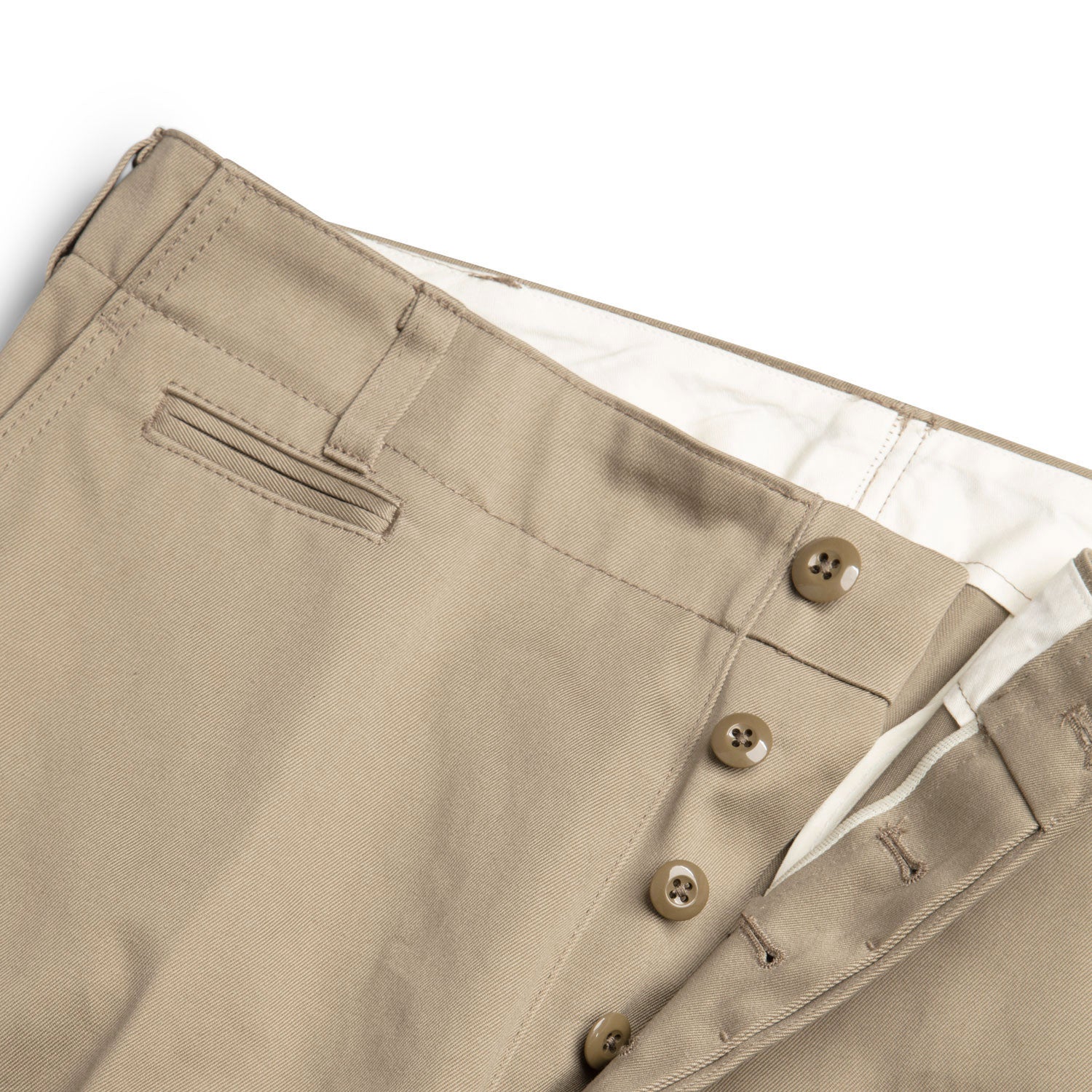 Officer's Chino in Dark Khaki